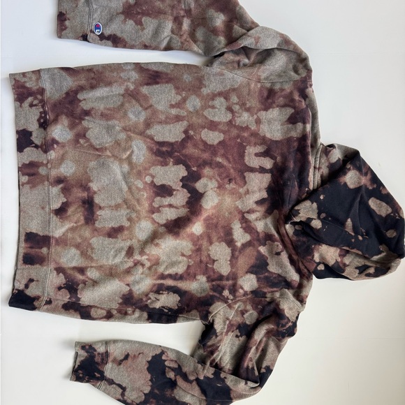 Champion bleach died Pattern Hoodie - Picture 6 of 7